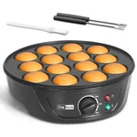 Finemade Non Stick Mini Pancakes Maker Machine, Electric Poffertjes With Bro. Fixed Price $43.51.