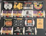 Complete Set Of 7 And In-store Flyer Burger Chef Funmeal Trays Unused Staw Wars. Fixed Price $1350.00.