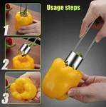 1PC Stainless Steel Fruit Remover Vegetable Pitter Tool - New. Fixed Price $11.15.