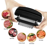 1PC 21 Stainless Steel Needles Meat Tenderizer Tool For Tenderizing Kitchen. Fixed Price $49.99.