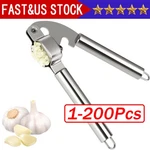 Garlic Press Crusher Squeezer Masher Mincer Stainless Steel Manual Kitchen Tool. Fixed Price $213.90.