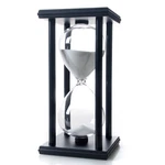 Bellaware 60 Minutes Hourglass, Wood Sand Timer White. Fixed Price $24.68.