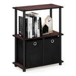 Furinno Go Green Wood 3-TIER Storage Rack Shelving Unit Dark Cherry/black. Fixed Price $56.03.