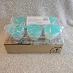 New Pampered Chef Mini Freezer Bowls And Rack #100181. Fixed Price $21.87.