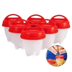 6PCS Hard Boiled Silicone Egg Cooker Stick Without The Shell As Seen Tv. Fixed Price $9.25.