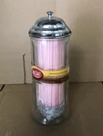 Tablecraft Products Glass Tableside Straw Holder Dispenser Stock. Fixed Price $29.99.