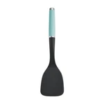 Kitchenaid Solid Turner Spatula Light Turquoise Blue & Black 13.5" X 3.25". Fixed Price $16.00.