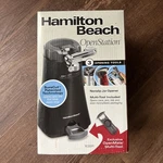 Hamilton Beach Openstation Can Opener, Black, Tools In One 76389 New. Fixed Price $19.00.