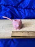 Joie Piggy Egg Cup And Spoon Set Pre-owned. Fixed Price $10.00.