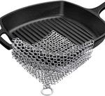 Amagabeli Cast Iron Cleaner 8"X6" 316L Stainless Steel Chainmail Scrubber 8X6. Fixed Price $10.52.