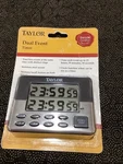 Taylor Dual Event Timer 5872-9 New Gray And Large Numbers. Fixed Price $17.07.