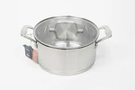 Bergner Nordic Series Dutch Oven Stainless Steel With Glass Lid 5.4-QT New. Fixed Price $54.99.