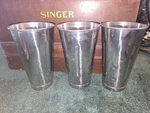 (3) Vollrath 48070 Stainless Steel 7" Tall Milkshake, Malt Mixer Cups. Fixed Price $22.47.