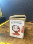 Kikkerland Vintage Streamline Kitchen Timer, Red. Fixed Price $20.00.