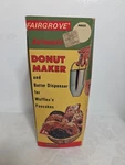 Vintage Fairgrove Automatic Donut Maker Batter Dispenser Waffle Pancake. Fixed Price $18.99.