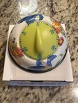 Mackenzie Childs Flower Market Enamel Kitchen Timer Brand New Original Box. Fixed Price $49.99.