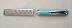 Kitchenaid Grater/zester Handheld Stainless Steel Utensil Aqua Handle. Fixed Price $7.99.