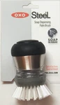 Oxo Steel Soap Dispensing Palm Brush New Authentic. Fixed Price $15.59.