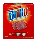 18 Pads - Brillo Steel Wool Scouring Soap Pots Pans Grills Dishes Kitchen. Fixed Price $5.14.