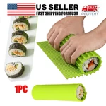 Kitchen Sushi Rolling Mat Pieces Silicone Maker Non Stick. Fixed Price $6.99.