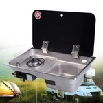 GR-903 1 Burner Boat Caravan Rv Camper Lpg Gas Stove Hob With Sink Combo Cooktop. Fixed Price $266.90.