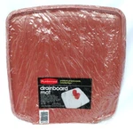 New Vintage 1983 Rubbermaid No. 1120 Terracotta Drainboard Mat Nos 14.75" Sq. Fixed Price $29.97.
