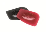 Lodge Durable Polycarbonate Pan Scrapers, Red And Black, 2-PACK. Fixed Price $5.03.