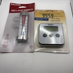 Polder Digital Kitchen Timer & Salter Fridge Thermometer. Fixed Price $19.99.