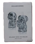 Williams Sonoma Dog Holiday Ice Mold 2 Pack Christmas Brand New In Box. Fixed Price $27.19.