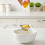 Dishwasher Safe Egg Separator With Stainless Steel Construction For Durability. Fixed Price $13.05.
