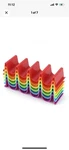 Taco Shell Holder Stand Hard Dishwasher Top Rack Safe Set Of 6 Multicolour New. Fixed Price $8.99.