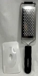 Farberware Black Plastic Handle Stainless Steel Fine Zester Grater W/ Cover Euc!. Fixed Price $8.99.