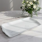 Vintage Fine China Rectangular Serving Platter White Cake Sushi Tray 36.5CM. Fixed Price $39.00.