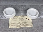 Vtg Pampered Chef Cap & Coaster 1990S (set Of 2) 4415 Kitchen B296. Fixed Price $10.00.