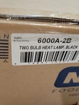 Nemco 6000A-2B Black Freestanding Double Bulb Heat Lamp. Fixed Price $145.95.