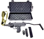 Mini Uzi Submachine Gun Pistol Lighter Metal Jet Torch Flame & Padded Case Black. Fixed Price $44.44.