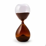 Bey-berk Handblown Hourglass Sand Timer Home Office Decor Art Design 60MIN. Fixed Price $35.95.