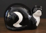 Warren Kimble Fat Cat Black White Kitchen Bathroom Soap Scrub Pad Holder Ceramic. Fixed Price $6.99.