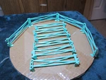 Vintage Unbranded Lot Of (10) Panels Plastic Corral Fencing Simulated Wood 5". Fixed Price $10.07.