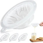 4 Pieces 200 Mesh Strainer 75 Micron Nylon Straining For Inch Kitchen Funnels. Fixed Price $16.99.