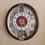 Vtg 2016 Seiko QXM565BRH Melodies In Motion Musical Wall Clock W/beatles. Fixed Price $170.00.