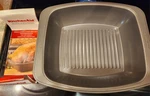 Roaster Extra Deep Nonstick With Ribbed Bottom 16"X14". Fixed Price $24.95.