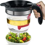 Vondior Fat Separator With Bottom Release For Cooking Oil Strainer. Fixed Price $22.99.