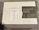 Williams-sonoma Glass Cups Fat Gravy Separator Beaker Spout G2-247. Fixed Price $25.00.