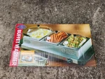 Nostalgia Electrics Buffet Cooker Food Warmer 3 Station Server Stainless Steel. Fixed Price $54.99.