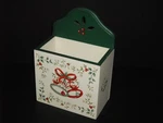 Pfaltzgraff Winterberry Wood Card/mail Holder 3/4" X 6 1/4" 5/8" Vintage. Fixed Price $27.75.