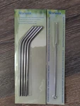 Norwex Stainless Steel Straws New Eco-friendly Reusable Dishwasher Safe. Fixed Price $19.95.
