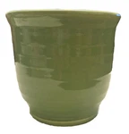 Vintage Bauer Usa Pottery Green Ringware Beater Bowl Flower 5 1/4. Fixed Price $42.00.