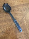 Pampered Chef Black Nylon Slotted Server #2319 Discontinued Good Used Condition. Fixed Price $16.99.