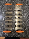 Blackstone Stainless Steel Rack Holder Two Orange Handles 6 Tacos. Fixed Price $15.99.